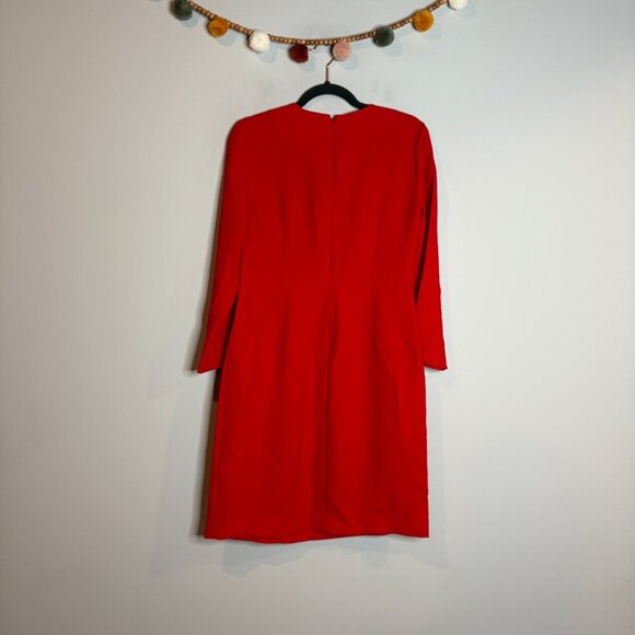 NWT Banana Republic Red Ruffle Sheath Dress - Picture 8 of 8